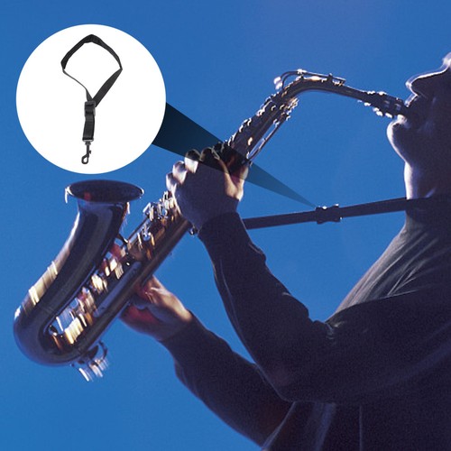 Arnés de saxofón con correa para el cuello de algodón engrosado cordón hombro - Imagen 6 de 12