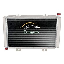 2 Row UTV Aluminum Radiator Compatible For 2011-2018 2012 2013 2014 2015 2016