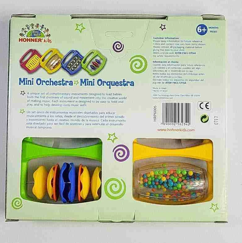 Hohner Kids Mini Orquesta Juego 6+ Meses Bebé Juguetes de Música 4 Piezas - Totalmente Nuevo Foto 2 de 4