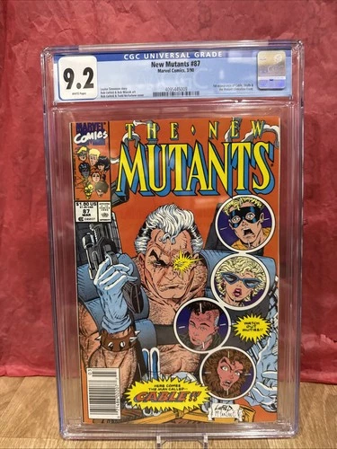 New Mutants #87 Newstand Variant CGC 9.2  1st Appearance of Cable  Graded