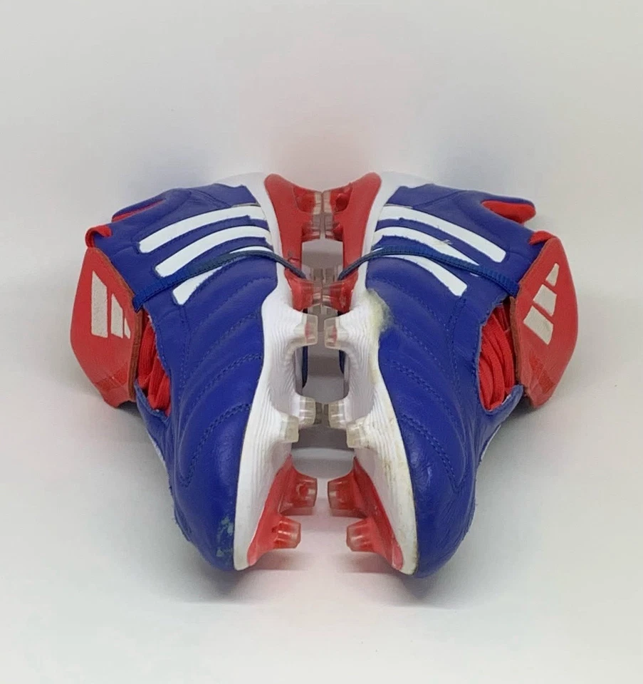 Botines de fútbol raros Adidas Predator Mania FG Remake Japón azul para hombre talla 9 de Estados Unidos Foto 4 de 4