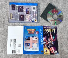 Android Assault & Registration Card - Complete Sega CD Game CIB - Authentic