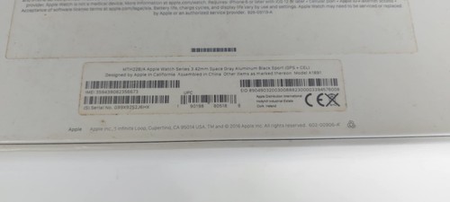 Apple Watch Series 3 Smart Watch 42mm WR-50 Good Working Order - Picture 14 of 14