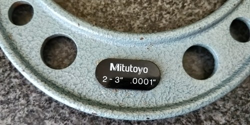 SET of 3 Mitutoyo Blade Micrometer 1-2" 2-3" 3-4" .0001" 122-126 122-127 122-128 - Picture 12 of 24