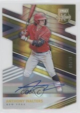 2020 Panini Elite Extra Edition 9/10 Anthony Walters #91 Auto nd3