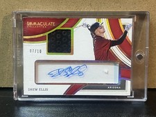 2022 Panini Immaculate Prime Relics Clear Cleats /10 Drew Ellis Rookie RC