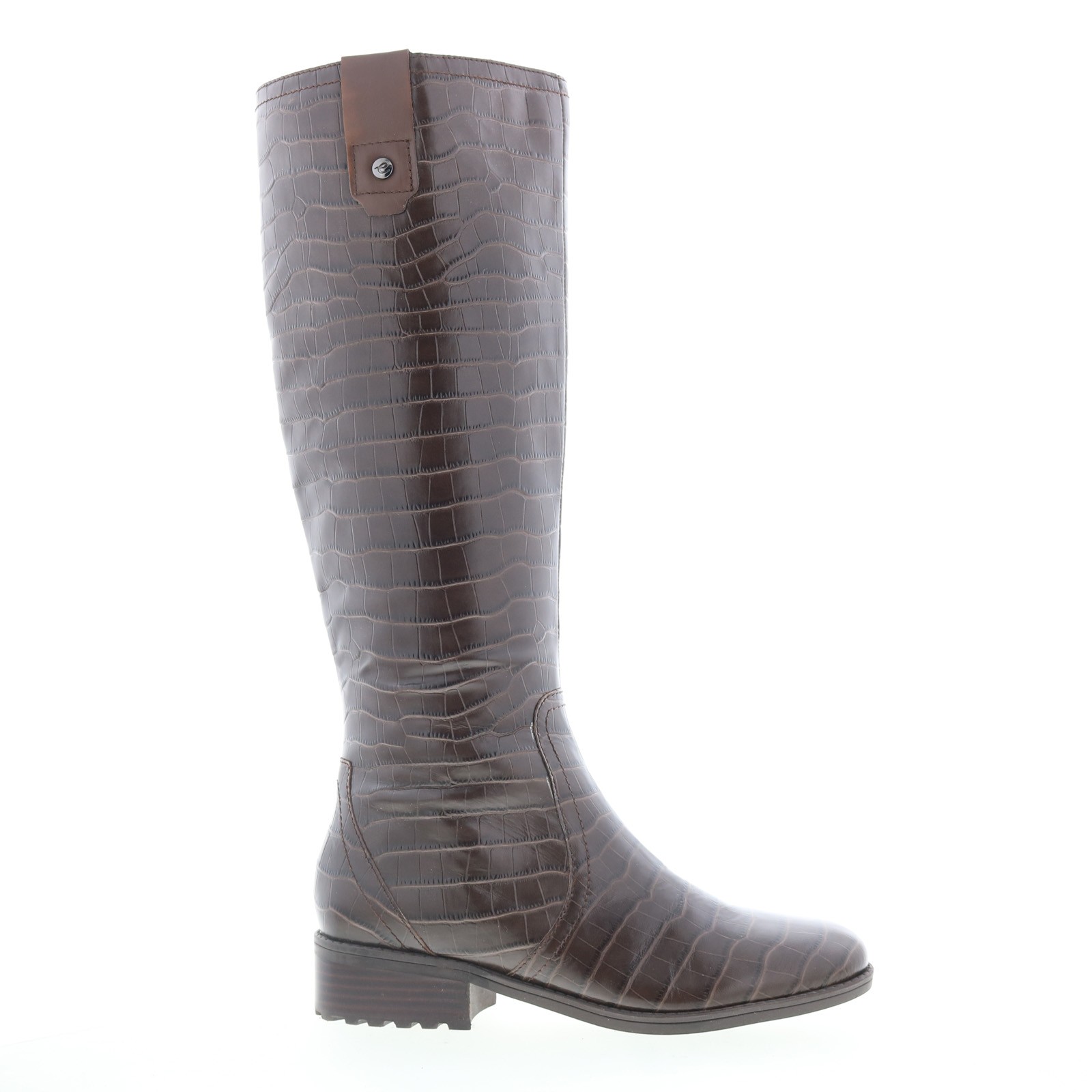 Easy Spirit Rhonda Martha Stewart Womens Brown Leather Casual Dress Boots