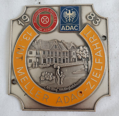 ADAC Plakette, 13. Internationale Meller Zielfahrt 1983,  Automobilclub Melle