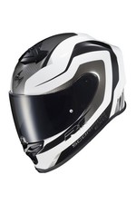 NEW Scorpion EXO R1 AIR HIVE Full Face Motorcycle Street Helmet Wht/Blk All Size