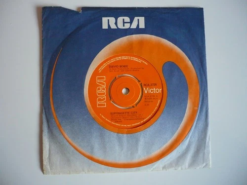 David Bowie Suffragette City / Stay 7" Vinyl UK 1976 RCA Victor A1/B2 Single