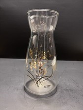 Pyrex Floral Glass Pitcher 32 oz Handle Gloss...