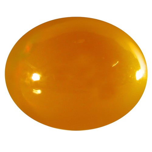 1.83 ct Pleasant Oval Cabochon Shape (10 x 8 mm) Yellow Opal Natural Gemstone