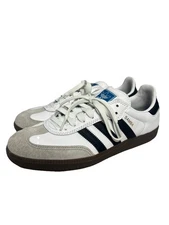 Adidas Samba ADV Cloud White Black Sneakers Mens US Size 8 GZ8477