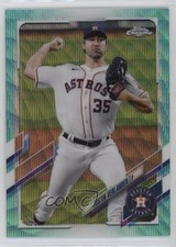 2021 Topps Chrome Aqua Wave Refractor 4/199 Justin Verlander #122 01uj