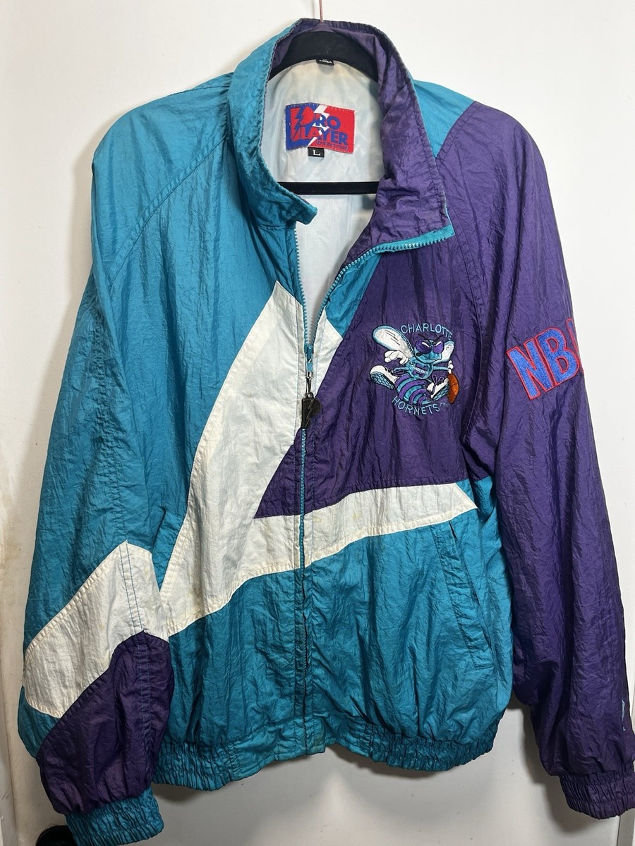 Vintage Charlotte Hornets Pro Player 90s NBA wind breaker Jacket