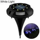 8LED Solar Power Ground Lights Floor Decking Patio Outdoor Garden Lawn Path Lamp