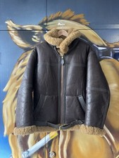 Irvin RAF Sheepskin Jacket Flying Aviation Leathercraft Mens Size 40 M Vintage