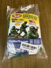 TimMee Processed Plastic Army Men 48pc Green Tim Mee Toy Soldier Figures US Made