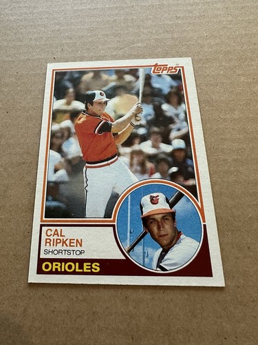 1983 Topps #163 Cal Ripken Jr Baltimore Orioles NMT MINT 2ND Year Card ...