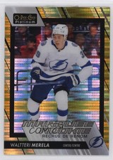 2023 O-Pee-Chee Platinum Marquee Rookies Seismic Gold 7/50 Waltteri Merela 0sp6