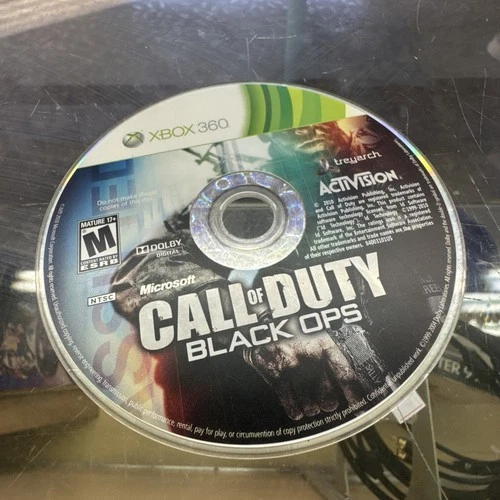 Call of Duty: Black Ops (Xbox 360, 2010) Disc Only/ Scratches- Tested