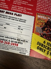 Mega Play Sega Video Game Magazine Judge Dredd Vol 6 No 3 June July 1995