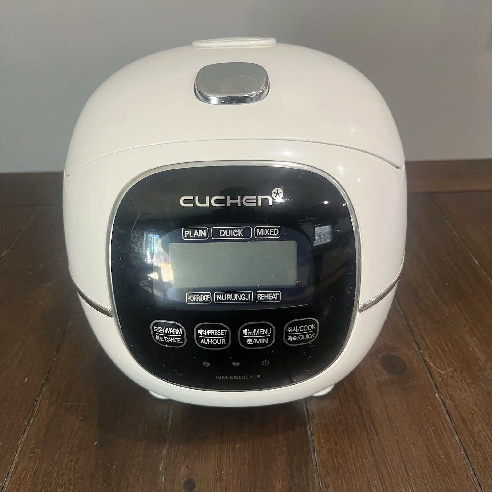 Cuchen Electric Rice Cooker Pressure With Inner Pot 3.5 Cups Model WM-ME0301US