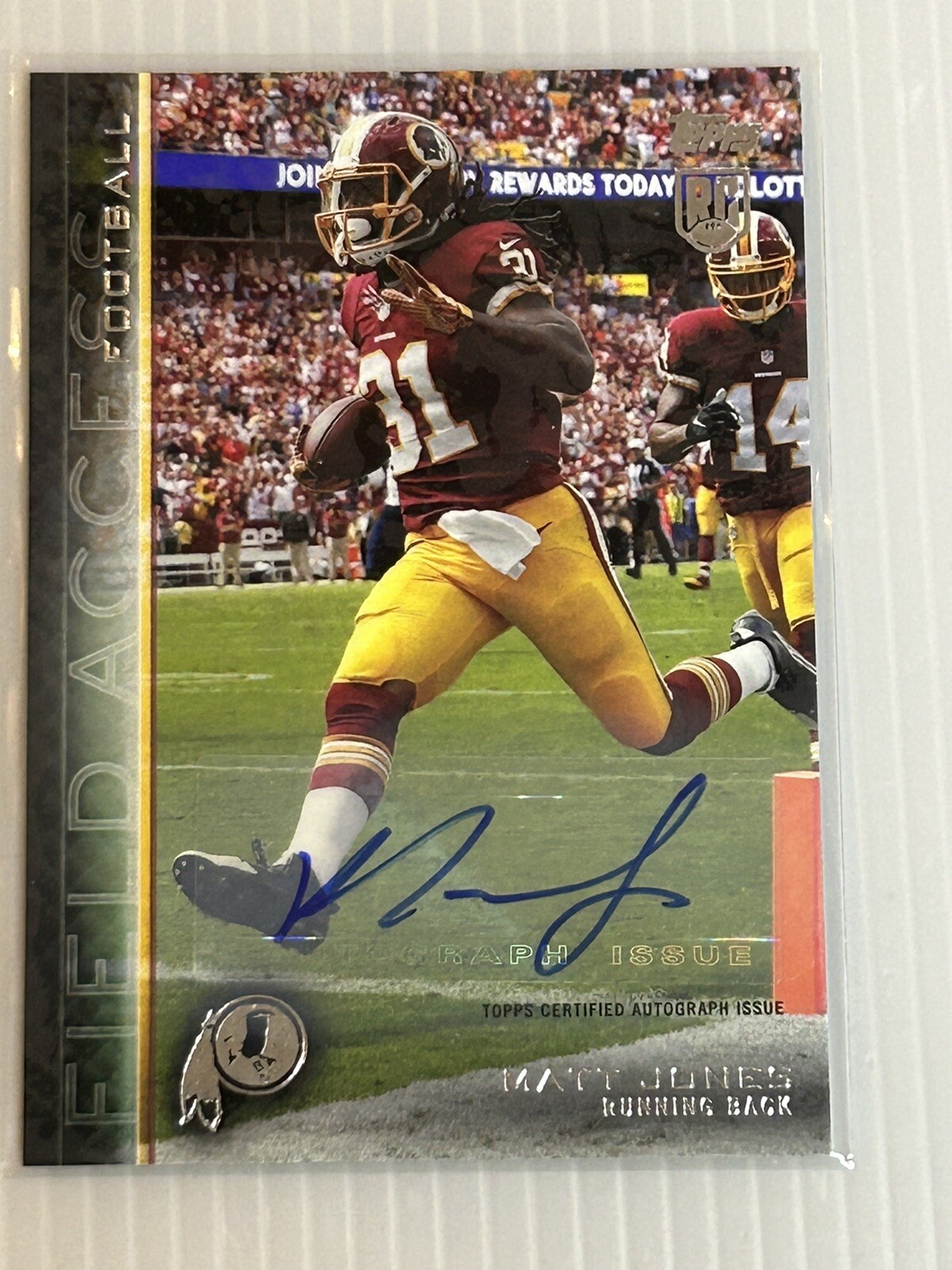 Matt Jones Topps Field Access #138 Autograph