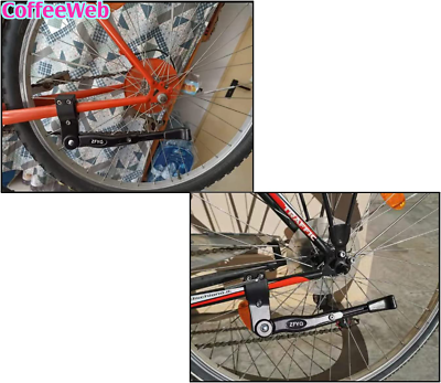 Cavalletto Laterale Per Bici - Regolabile In Alluminio Per MTB E Bici Da Strada 24-28 Pollici