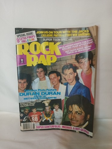 Rock Rap Magazin Nov 1984 Duran Duran Cover Michael Jackson Sting Culture Club