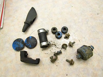 1991 KAWASAKI KX 125 OEM MISC PARTS LOT /FASTENERS/plugs/roller