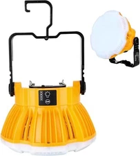 24W 2400LM LED Camping Lantern Cordless LED Work Light for Dewalt 18/20V Battery