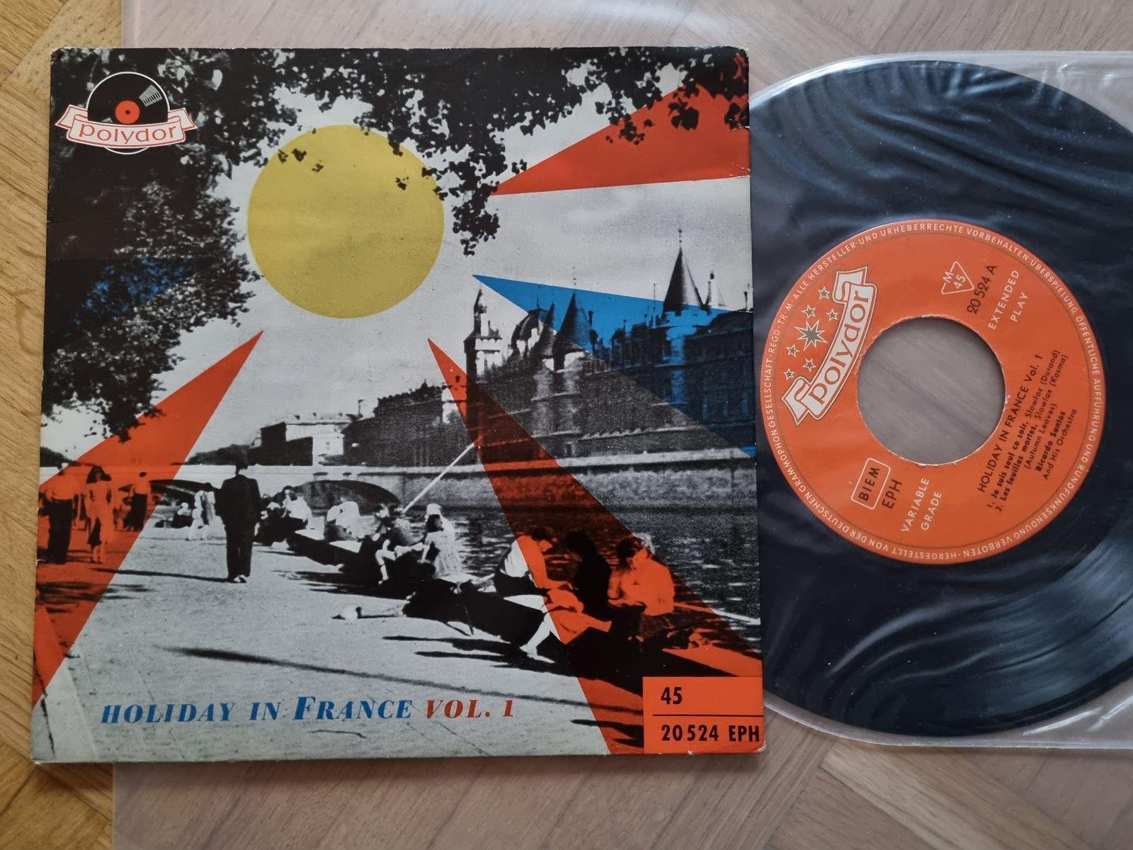 7"" Single Ricardo Santos - Holiday in France - Vol. 1 Vinyl EP Germany