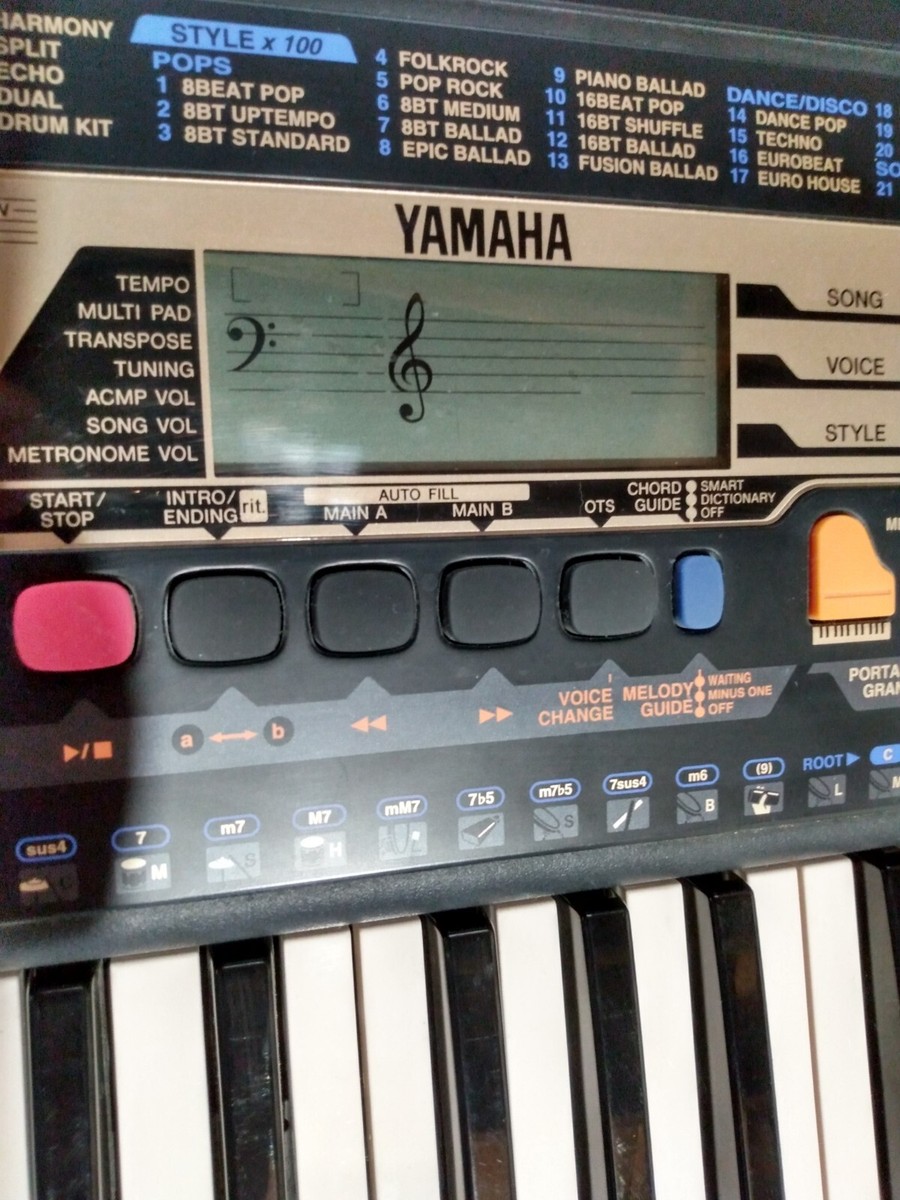 Yamaha PSR-195 61 Key Keyboard + 3rd Party Power Supply, Pre Yamaha PSR-195 61 Key Keyboard + 3rd Party Power Supply, Pre