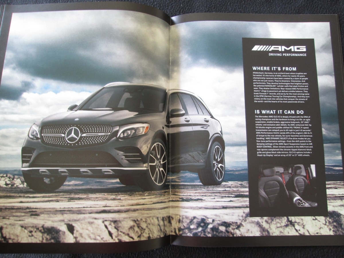 2017 Mercedes-Benz GLC-Class Sales Brochure Catalog – AMG GLC43 & GLC300 – 32 Pages