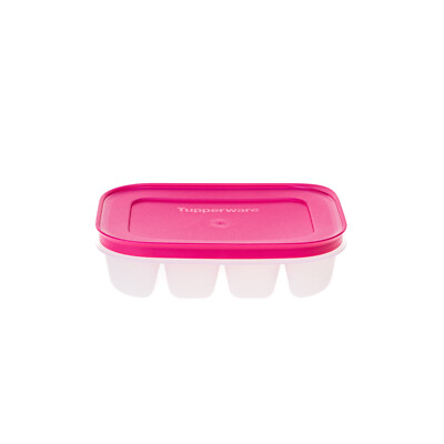 Tupperware Eiswürfler Set Eismacher Eisform Icemaker Pink