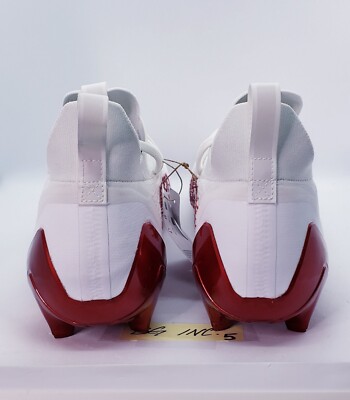 Adidas Adizero Primeknit Football Cleats White / Red Men display picture 1