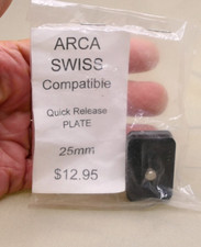 Arca Swiss 25mm Quick Release Plate
