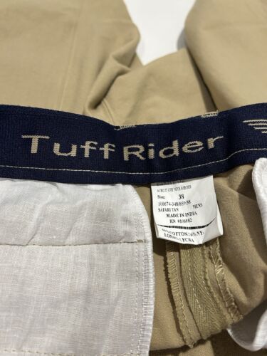 Men’s Tuffrider Knee Patch Breeches. Size 38. Tan. New With Tags. - Picture 3 of 5