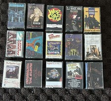 Lot of 45 various Hip Hop Rap 1980's 1990's cassettes combined ship MAKE OFFER