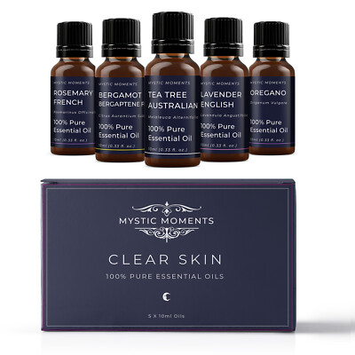 Mystic Moments | Klare Haut Ätherisches Öl Geschenkset Mit 5 X 10Ml