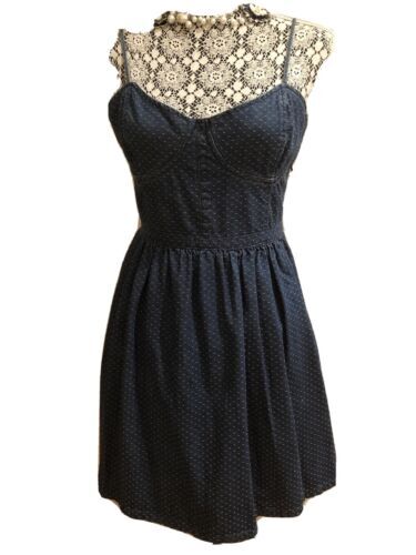 Free People Polka Dot Dress in Black Size 6 | eBay Free People Polka Dot Dress in Black Size 6 | eBay