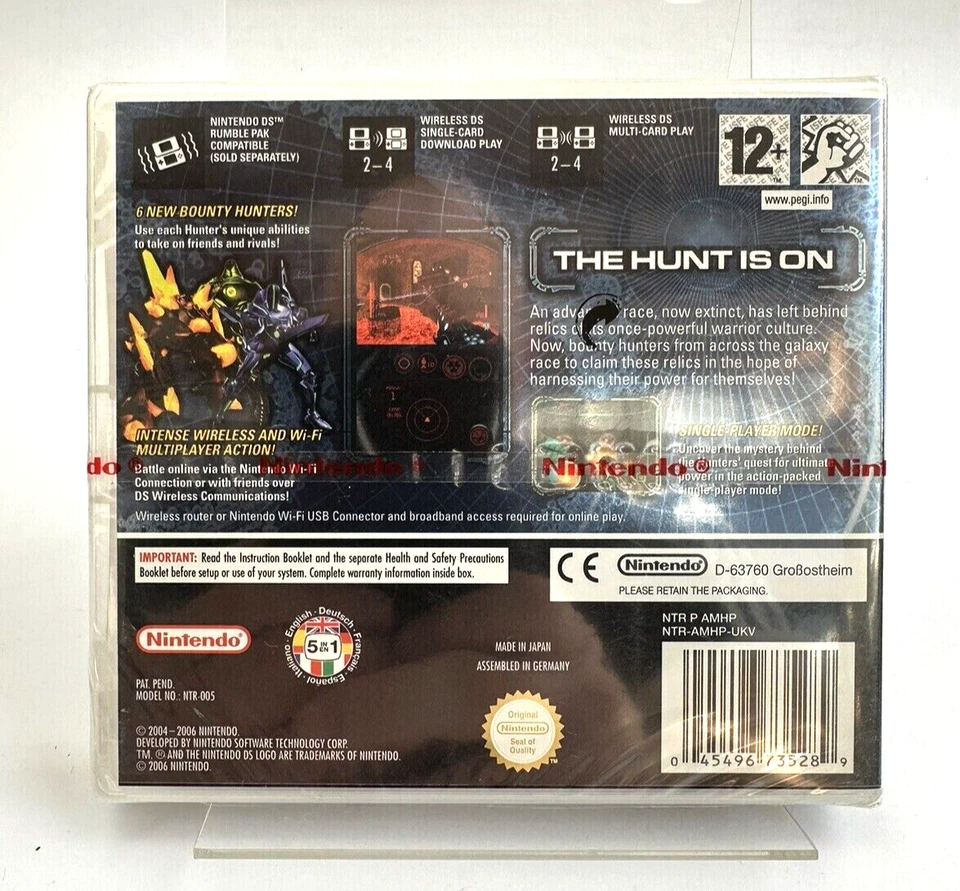 Nintendo DS Metroid Prime Hunters, New Factory Sealed - Flawed - Image 2 of 4