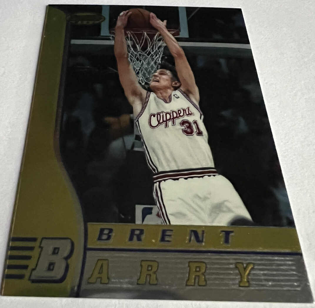1996-97 Bowman's Best Brent Barry #14 Rookie RC Clippers EX