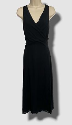 theory black silk dress Theory Silk Dress - Black