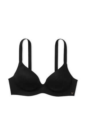Victoria's Secret Rose 32DD Bare Infinity Flex Lightly Lined Black Bra VS NWT