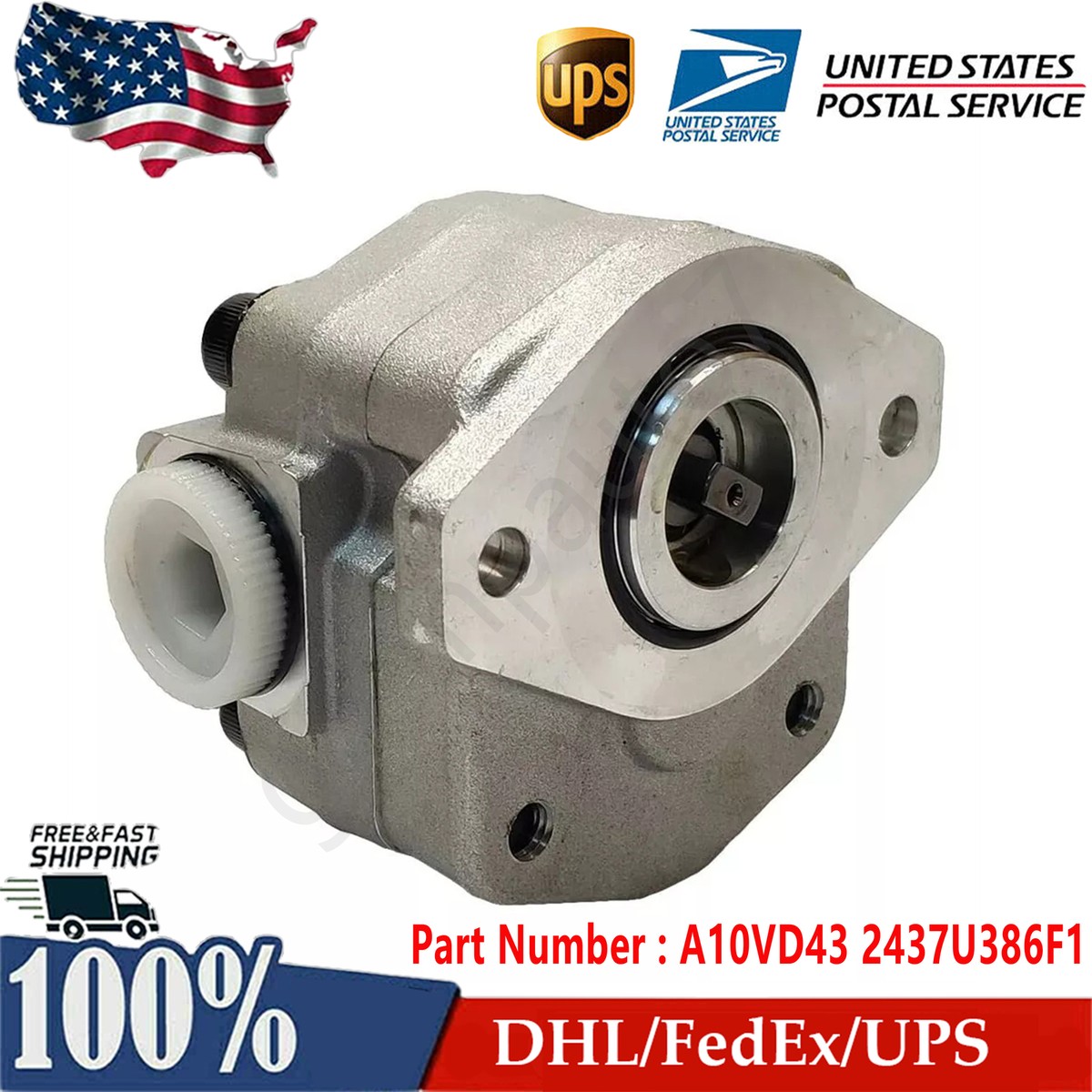 Gear Pump Fits For Cat E70B Hitachi CAT307 EX60-2 EX60-3 A10VD43
