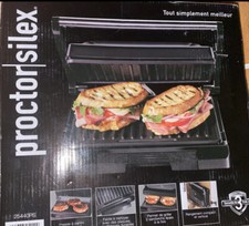 PROCTOR SILEX 2in1 COMBO PANINI PRESS & COMPACT GRILL