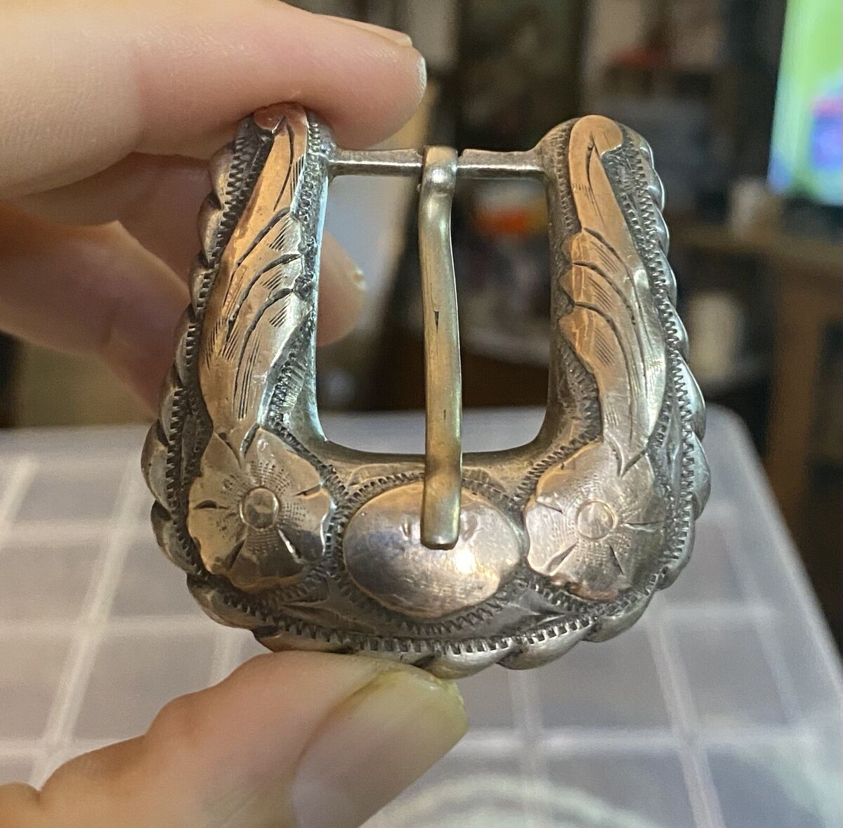 VINTAGE Sterling Silver 10K Taxco RMS Mexico Antique Belt VINTAGE Sterling Silver 10K Taxco RMS Mexico Antique Belt
