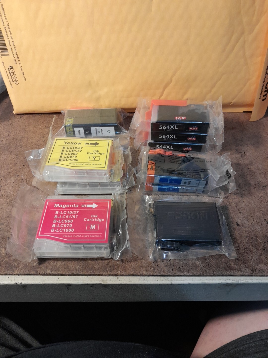 Epson 564XL H-564 Printer Ink Cartridges Lot of 10 Mixed Varieties New-image